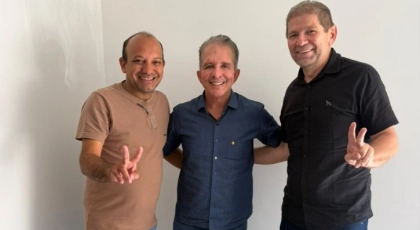 Prefeitos de S&atilde;o Jos&eacute; de Caiana e Aguiar anunciam apoio a Nabor Wanderley e Veneziano para o Senado