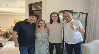 Manoel e Ivonete Ludg&eacute;rio confirmam apoio &agrave; reelei&ccedil;&atilde;o de Veneziano ao Senado Federal