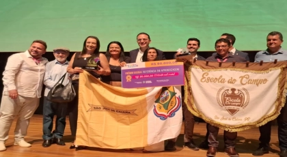 Escola de S&atilde;o Jos&eacute; de Caiana recebe pr&ecirc;mio do Governo do Estado por refer&ecirc;ncia em aprendizagem